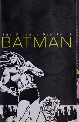 Batman The Strange Deaths of Batman (Paperbac — Becky Cloonan