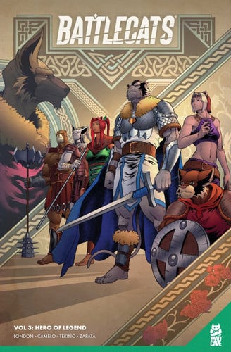 Battlecats Vol. 3 GN Hero of Legend — Mark London