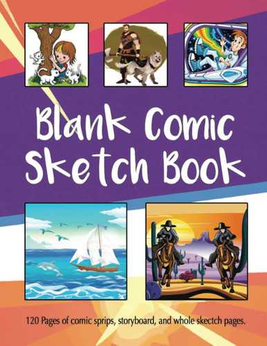 Blank Comic Sketch Book — Pijanowski, Sofia