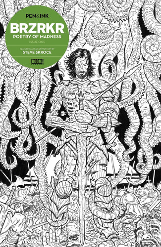 BRZRKR: Poetry of Madness Pen & Ink #1 — Keanu Reeves; Steve Skroce