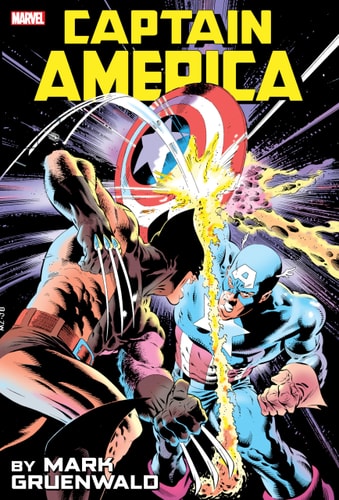 Captain America by Mark Gruenwald Omnibus Vol. 1 Zeck Captain America Vs. Wolverine Cover — Mark Gruenwald