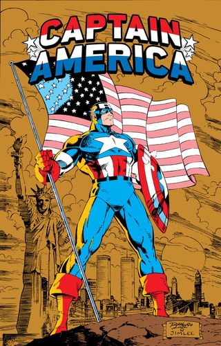 Captain America by Mark Gruenwald Omnibus Vol. 2 Ron Lim Anniversary Cover — Mark Gruenwald
