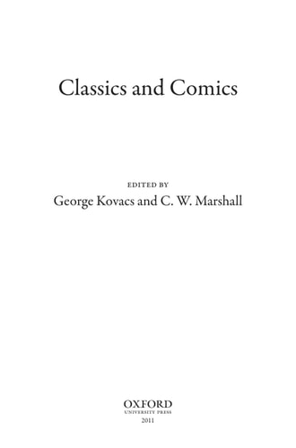 Classics and Comics — George Kovacs