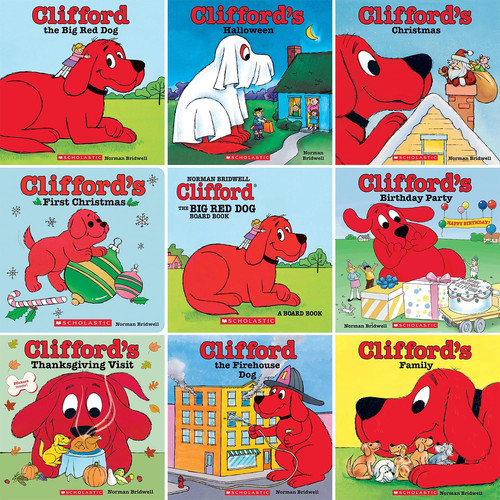 Clifford Series Books, 9 Books Collection Set, Classic Storybook, by Norman Bridwell — Norman Bridwell 9780545215787 9780545215954