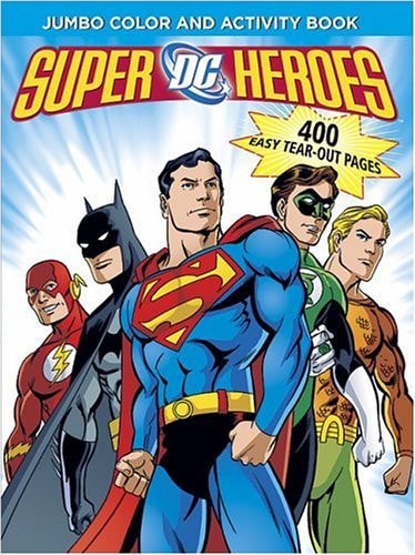 DC Heroes Jumbo Color and Activity Book — DC Comics