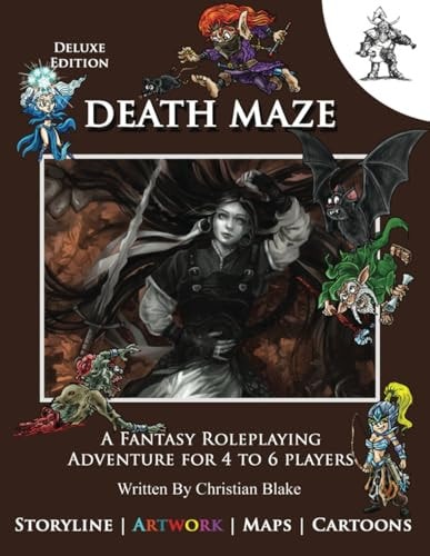 Death Maze Deluxe Edition Glendor’s RPG Adventures — Christian Blake