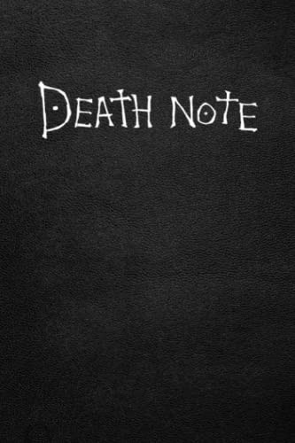 Death Note Taccuino Un Vero Quaderno Death Note Con Regole – 100 Pagine — Kira Taccuino
