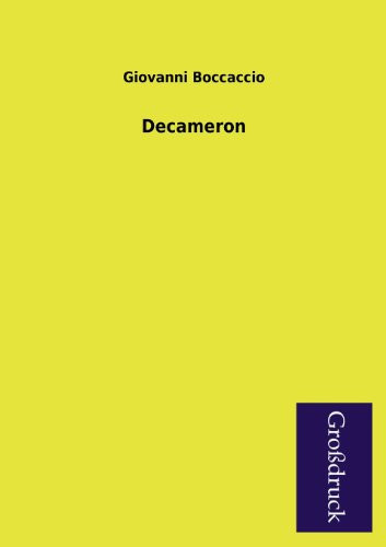 Decameron — Giovanni Boccaccio