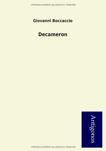 Decameron — Giovanni Boccaccio