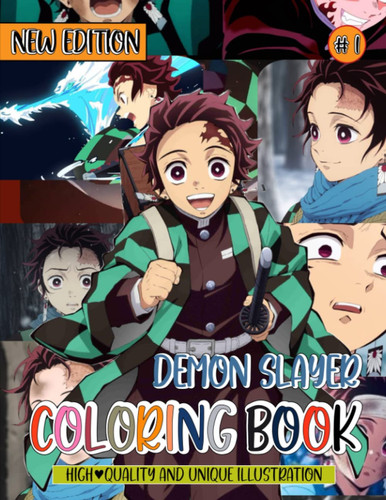 Démon Slayer Coloring Book (Tanjiro Theme Cover) 100 Pages: (NEW 2022 Edition) Anime/Manga Coloring Book With Démon Slayer Beautiful Coloring Pages … 6-8, Ages 9-12, and Adults (Relax & Enjoy) — art cute, new demon color