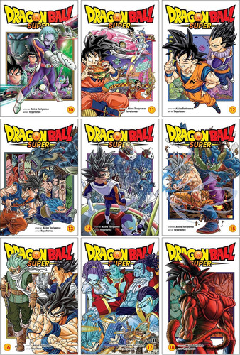 Dragon Ball Super Manga, Vol. 10 -18 Collection 9 Book Set by Akira Toriyama,Toyotarou — Akira Toriyama