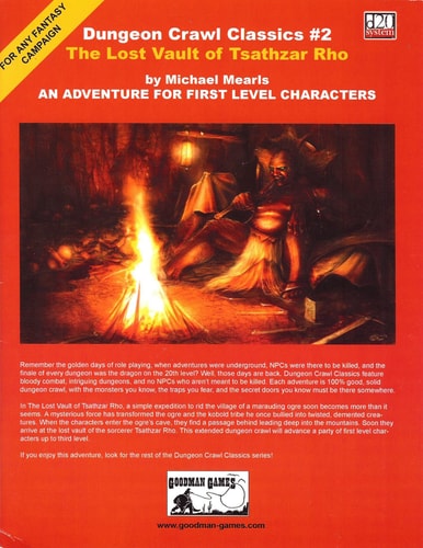 Dungeon Crawl Classics Lost Vault of Tsathzar Rho — Goodman Games