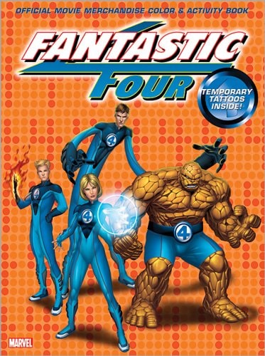 Fantastic 4 Color & Activity Book with Tattoos — Meredith Books