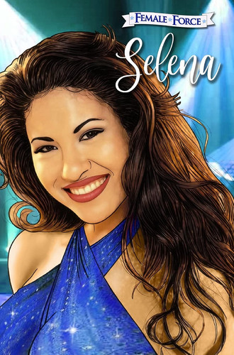Female Force Selena (Blue Variant Cover) : Selena — Michael Frizell