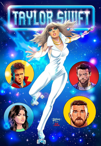 Female Force Taylor Swift Dazzler Homage Variant with Travis Kelce — Eric M. Esquivel