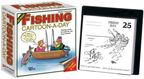 Fishing Cartoon-a-Day: 2008 Day-to-Day Calendar — Hawkins, Jonny