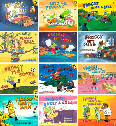 Froggy Series, 12 Books Collection Set, by Jonathan London, Paperback — Jonathan London