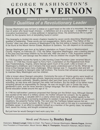 George Washington Leads the Way — Bentley Boyd