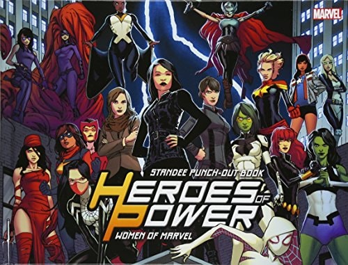 Heroes of Power: The Women of Marvel Standee Punch-Out Book — Marvel Comics