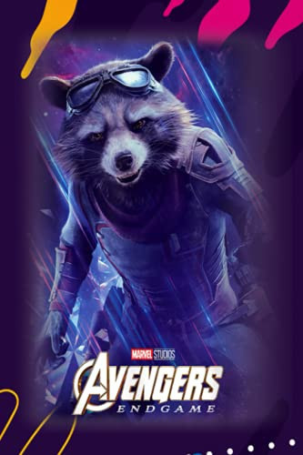 Hourly Study Planner – Avengers Endgame Rocket Raccoon Galactic Space Poster — GARCIA, KELLY