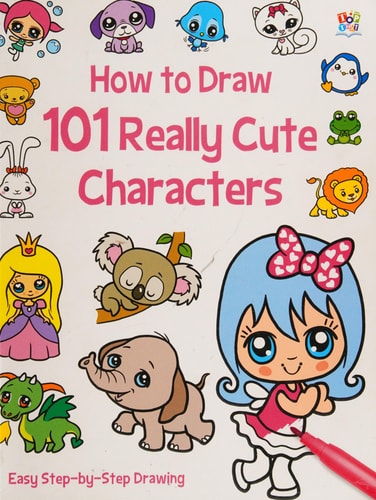 How to Draw 101 Really Cute Characters Easy Step-by-step Drawing — Nat Lambert