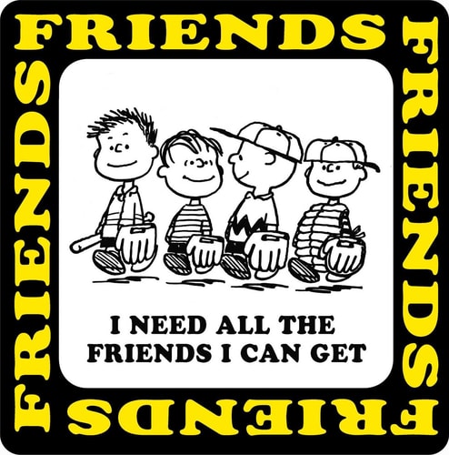 I Need All The Friends I Can Get — Charles M. Schulz
