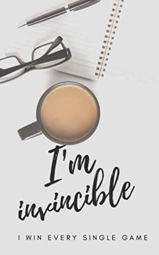 I’m Invincible Carnet de Note Inspirant Ligné / 100 Pages — Chandelier Editions