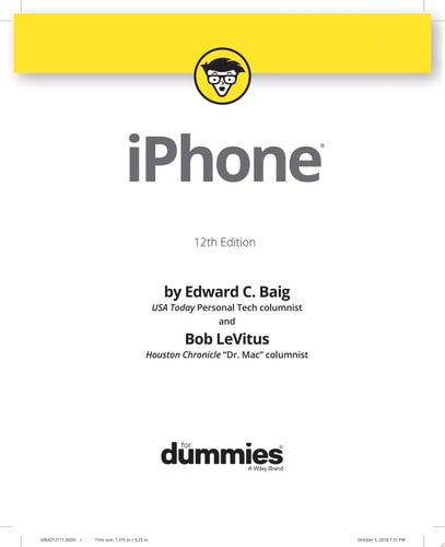 iPhone For Dummies — Edward C. Baig