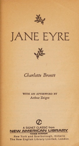 Jane Eyre — Charlotte Brontë