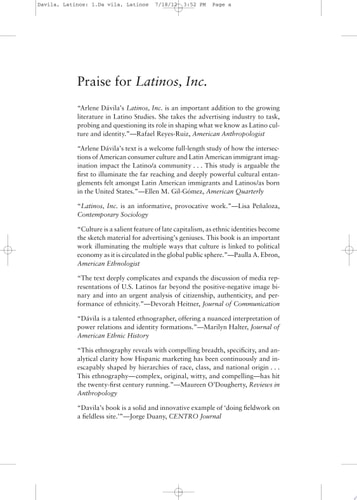 Latinos, Inc. The Marketing and Making of a People — Arlene Dávila