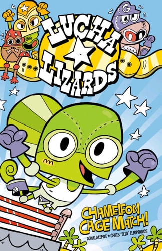 Lucha Lizards Chameleon Cage Match! — Donald Lemke