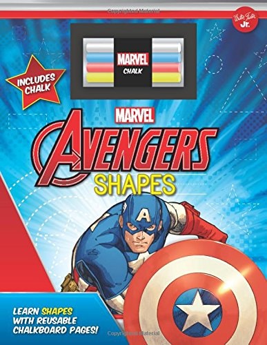 Marvel’s Avengers Chalkboard Shapes Learn shapes with reusable chalkboard pages! — Walter Foster Jr. Creative Team