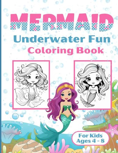 Mermaid Coloring Book: Underwater Fun — Cumbest, Dr. Christina