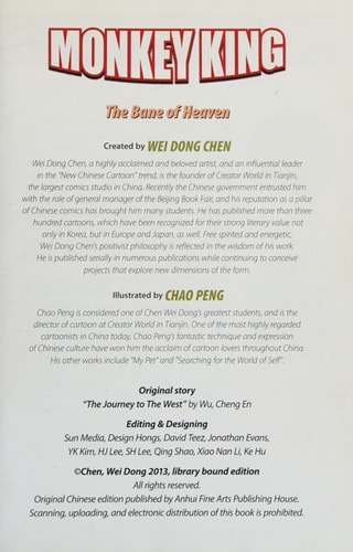 Monkey King The Bane of Heaven — Weidong Chen