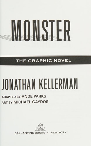 Monster (Graphic Novel) — Jonathan Kellerman