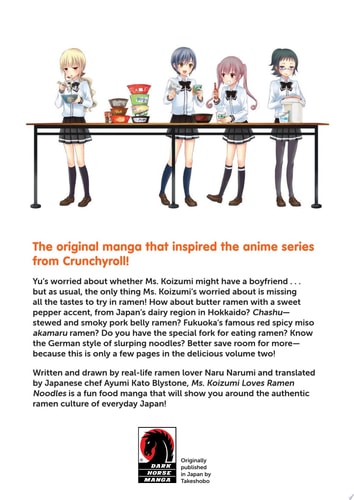 Ms. Koizumi Loves Ramen Noodles Volume 2 — Naru Narumi