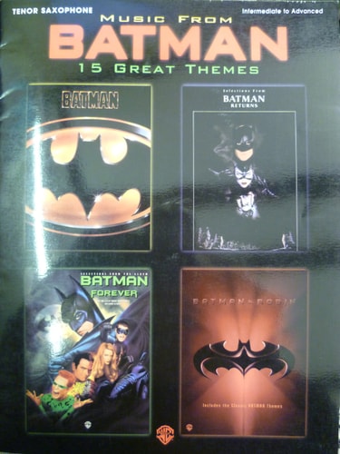 Music from Batman — 15 Great Themes Tenor Sax — Alfred Publishing