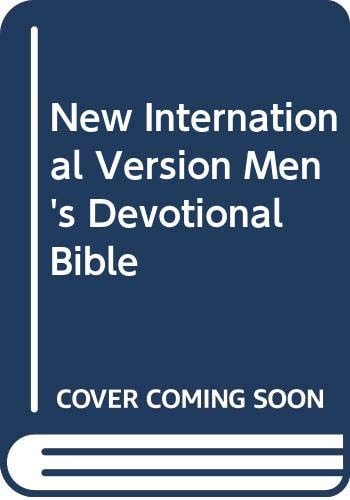 New International Version Men’s Devotional Bible Large Print Paperback — Zondervan Publishing