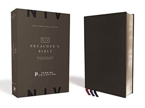 NIV Preacher’s Bible Verse-By-Verse Format Premier Collection [B — Zondervan