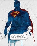 Notebook : Watercolor Superman VoL. 2 Notebook Journal Diary, 120 Lined Pages, 8 X 10 — Freedom Life