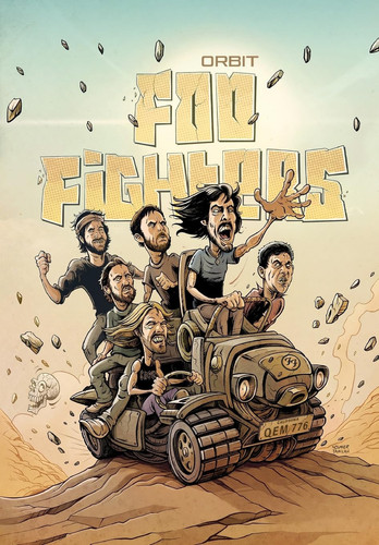 Orbit The Foo Fighters and Dave Grohl Graphic Novel — Todd Matthy