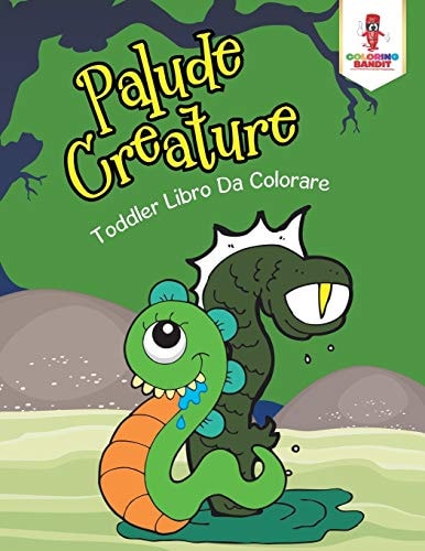 Palude Creature Toddler Libro Da Colorare — Coloring Bandit