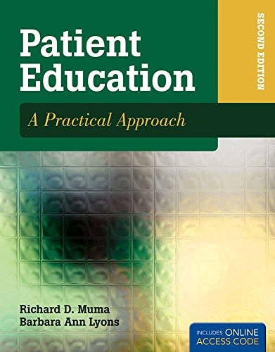 Patient Education A Practical Approach — Richard D. Muma