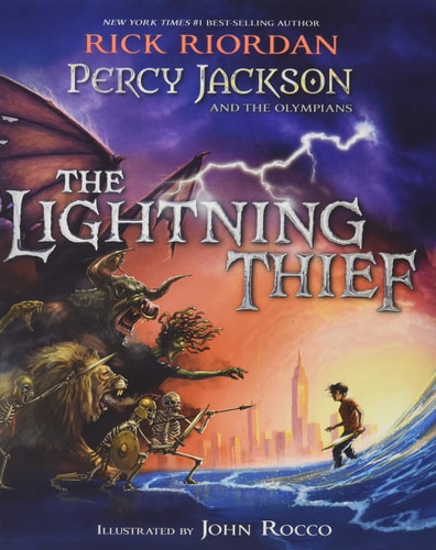 Percy Jackson and the Olympians The Lightning Thief Illustrated Edition — Rick Riordan