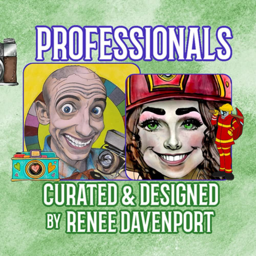 Professionals Grayscale Adult Coloring Book — Davenport, Renee