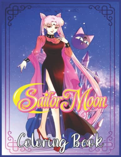 SAILOR MOON: Amazing Sailor Moon Coloring pages for Sailor Moon Fans To Unleash Your Artistic Potential, Have Fun And Leave All Your Stress Behind — EMINA, SATIVE