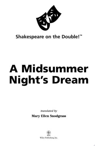 Shakespeare on the Double! A Midsummer Night’s Dream — William Shakespeare
