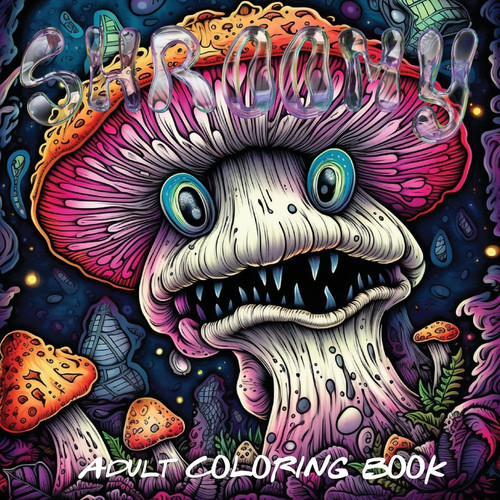 Shroomy Coloring Book — Rotten Scally
