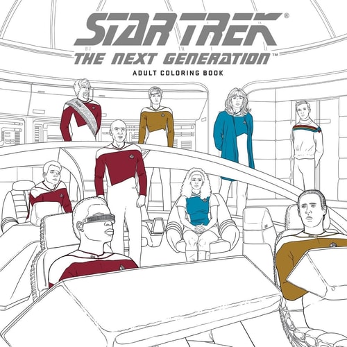 Star Trek Next Generation Adult Colourin — Cbs