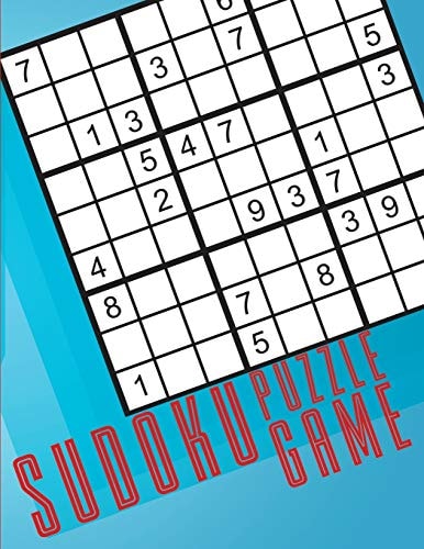 Sudoku Puzzle Game – Relax and Solve Sudoku Puzzle Book (Including Instructions) Brain Game – Sudoku Puzzle Book — Copertina Ink